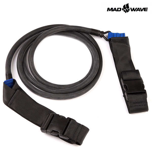 BELT TRAINER TWO SIDE LATEX(BLACK) MAD WAVE 훈련용품