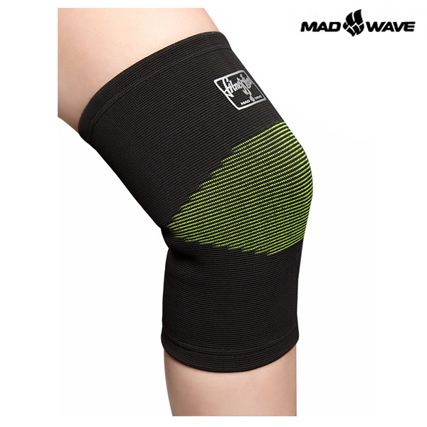 ELASTIC KNEE SUPPORT(GREY) MAD WAVE 훈련용품 압박 밴드